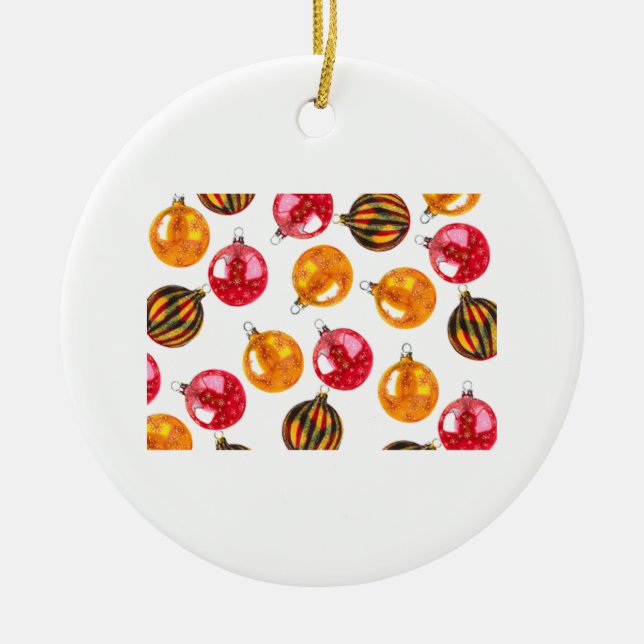 Julgran-prydnadsföremål 28 julgransprydnad keramik (Framsidan)