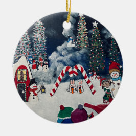 Julgran prydnadsföremål julgransprydnad keramik