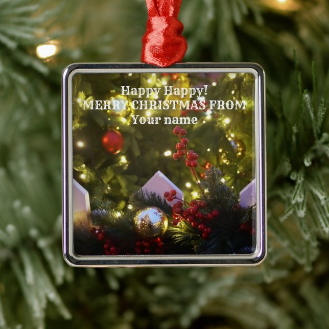 Julgran prydnadsföremål julgransprydnad metall (Träd)