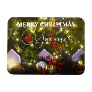 Julgran prydnadsföremål magnet