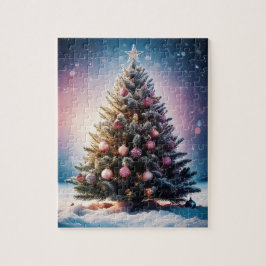 Julgran Puzzle Pussel