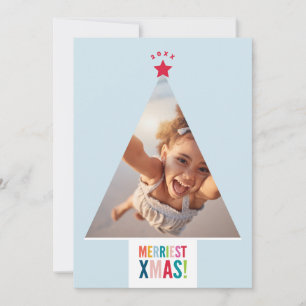 JULGRAN ram ram festlig modern minimal Julkort