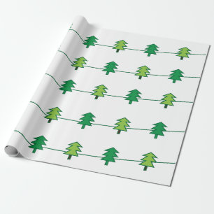 Julgran Rand Mönster Presentpapper