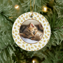 Julgran Redigerbar Husdjursfoto Dekoration