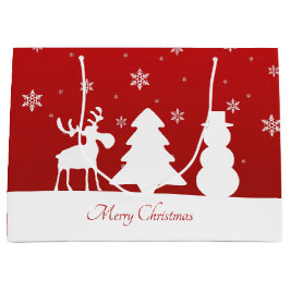 Julgran Reindeer Snögubbe