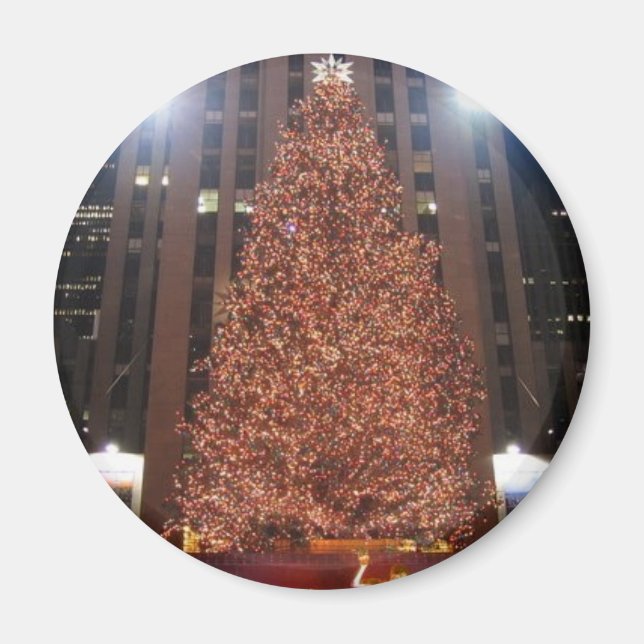 Julgran Rockefeller Center Magnet (Framsidan)