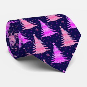 Julgran Rosa Blue Mönster Design Slips