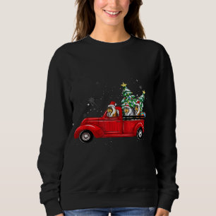 Julgran Rough Collie Hund Driving Julafton Lastbil T Shirt