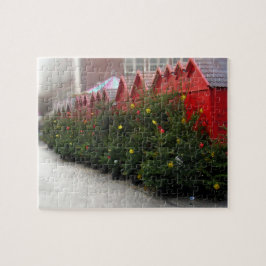 Julgran Row Christkindlmarket - 8x10-110 pc Pussel