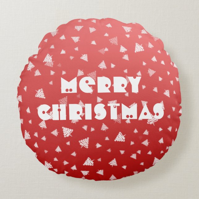 Julgran Rund Kudde (Framsidan)