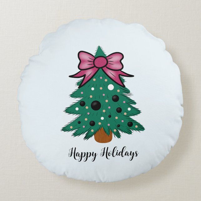 Julgran Rund Kudde (Framsidan)