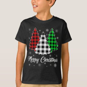 Julgran Santa Buffalo Play Print Merry Chr T Shirt