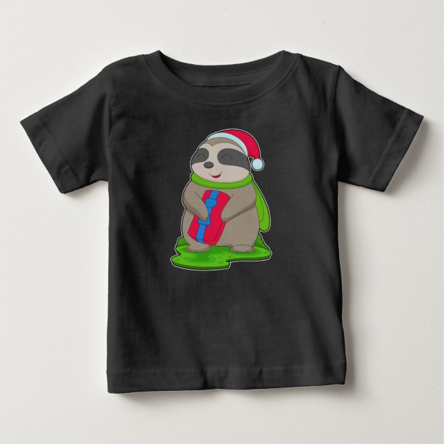 Julgran Santa hatt för sengångare T Shirt (Framsida)