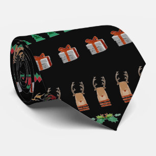 Julgran Santa Presenter Reindeer Grönt Red Slips