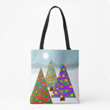 Julgran Scen Totebag