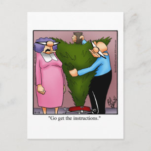 Julgran Semesternal Humor vykort