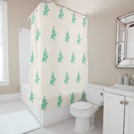 Julgran Shower Curtain