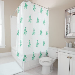 Julgran Shower Curtain