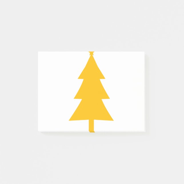 Julgran Silhouette 6 Post-it Block (Framsida)