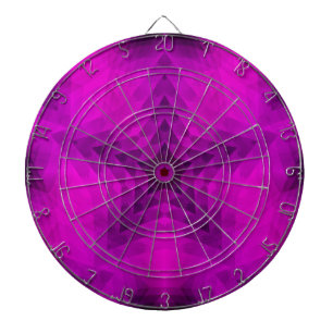 Julgran Silhouette och Lila Star Gradient Darttavla