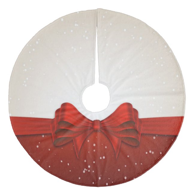 Julgran Skirt/Bow Julgransmatta Fleece (Framsidan)
