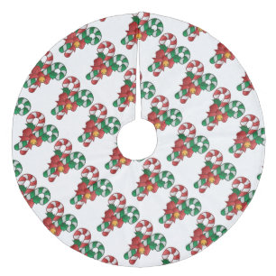 Julgran Skirt/Candy cane Julgransmatta Fleece
