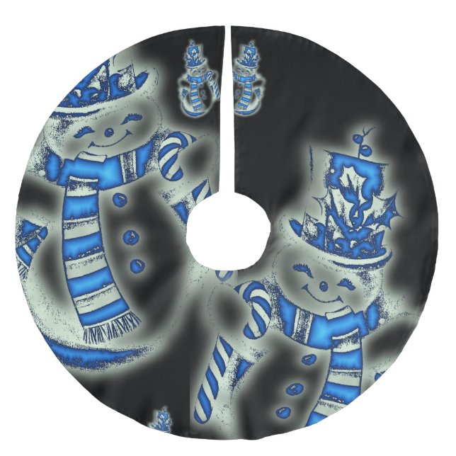 Julgran Skirt Julgransmatta Borstad Polyester (Framsidan)