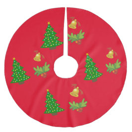 Julgran Skirt Julgransmatta Borstad Polyester