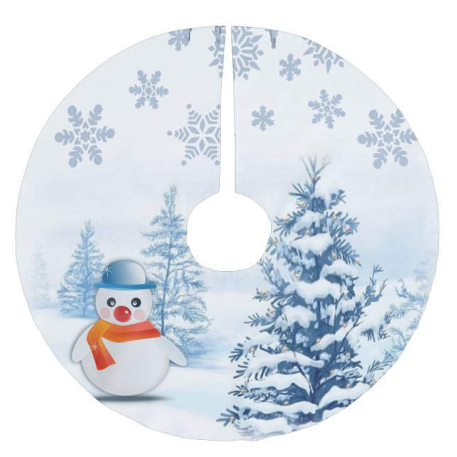 Julgran Skirt Julgransmatta Borstad Polyester (Framsidan)