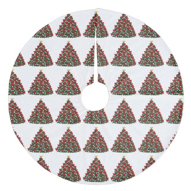 Julgran Skirt Julgransmatta Fleece (Framsidan)