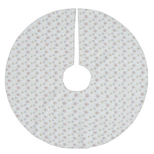 Julgran Skirt/Snöflingor Julgransmatta Borstad Polyester