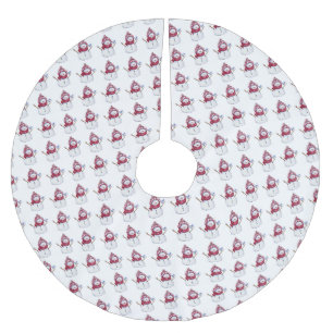 Julgran Skirt Snögubbe Julgransmatta Borstad Polyester