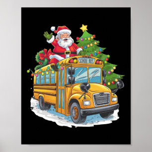 Julgran Skolbuss Förar Kostym Vuxna Poster