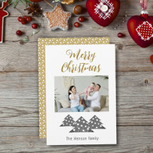 Julgran Skript Minimalistisk Familjefoto