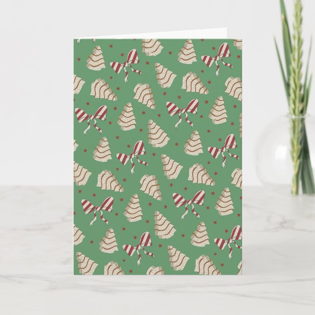 Julgran Snack Cake Kort (Framsida)