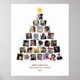 Julgran Snapshots Art Poster