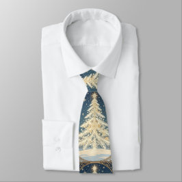 Julgran Snöflinga Grenar Art Nouveau Slips