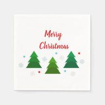 Julgran, snöflingor, rödblåa prickar