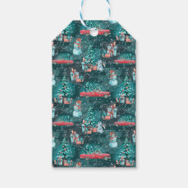 Julgran, Snögubbar och förbundsstater Presentetikett