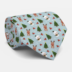 Julgran Snögubbe och renar Slips