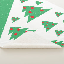 Julgran Snowflake Red Grönt jul