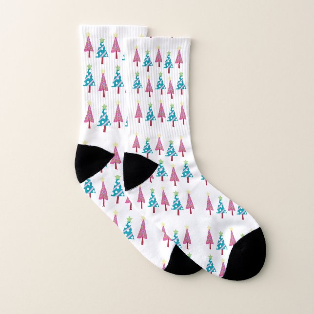Julgran socklar, Rosa Blue Socks Strumpor (Par)