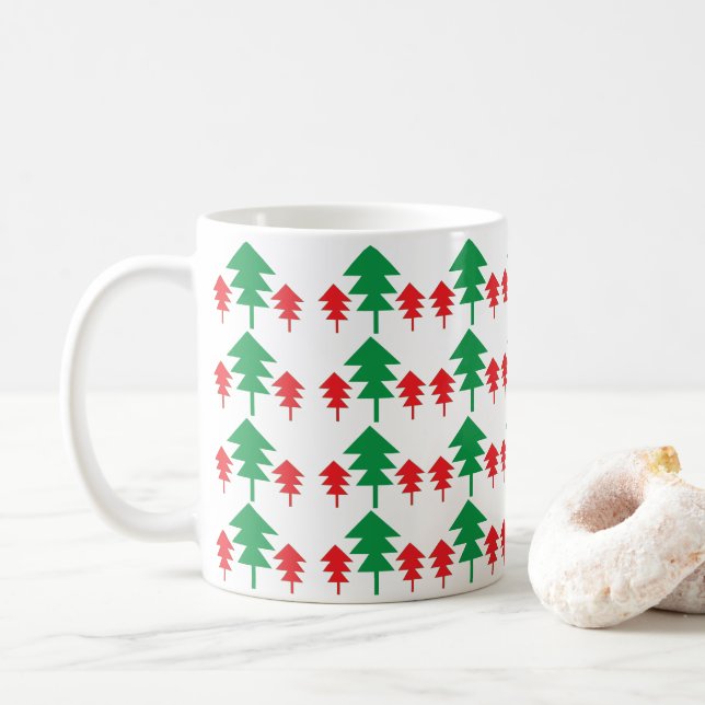 Julgran Söt Kaffemugg (Med munk)