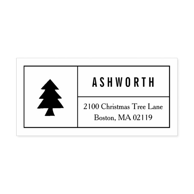 Julgran Stämpel (Tryck)