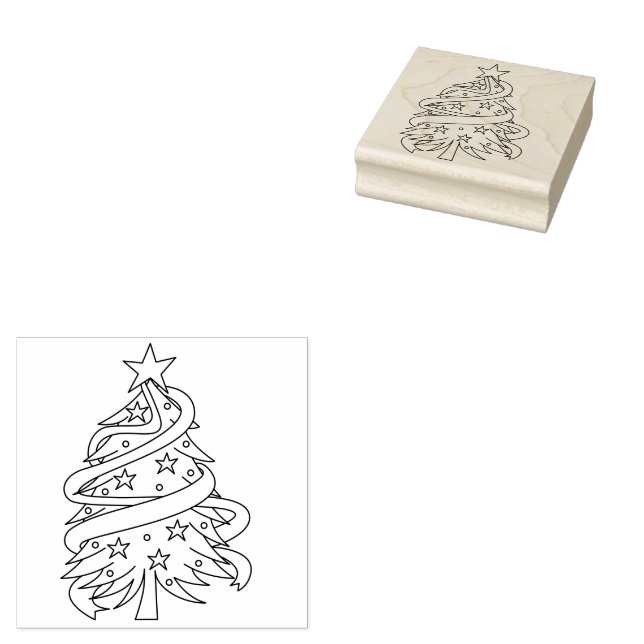 Julgran Stämpel (Stämplad)