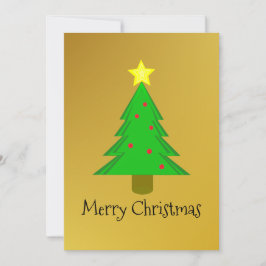 Julgran Star Julkort