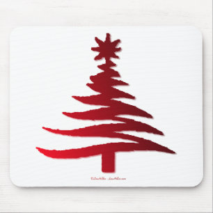 Julgran Stencil Red Musmatta