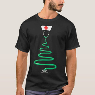 Julgran Stetoskop Sjuksköterska Phisigovernment T Shirt