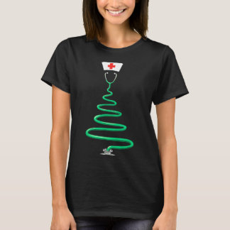 Julgran Stetoskop Sjuksköterska Phisigovernment T Shirt