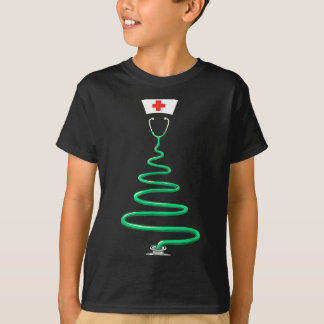 Julgran Stetoskop Sjuksköterska Phisigovernment T Shirt